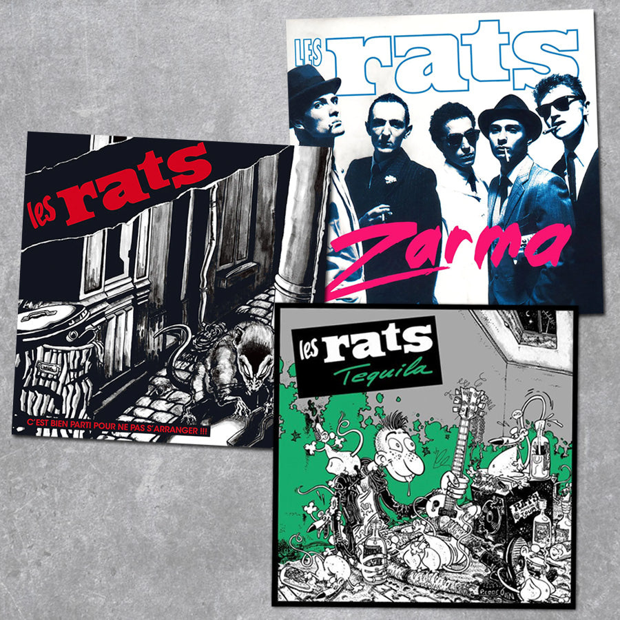 Les Rats : Pack Vinyles (3 disques)