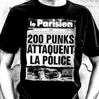 Tshirt 200 Punks Attaquent La Police