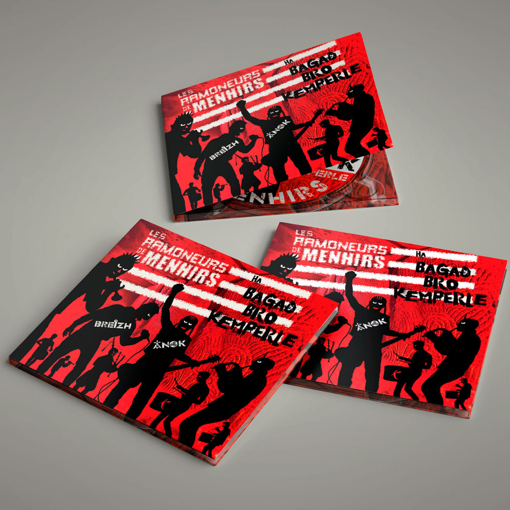 Les Ramoneurs De Menhirs Ha Bagad Bro Kemperle - "Breizh Anok" CD digipack