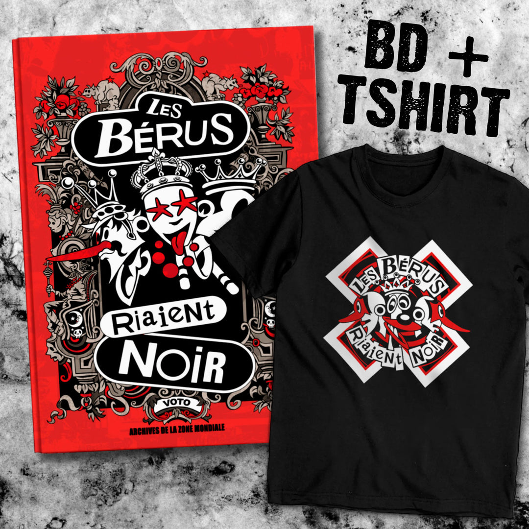 les Bérus Riaient Noir 'par Voto), BD + Tshirt