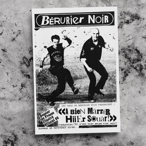 Berurier Noir "a bien marrer hiier souar", dossier de presse illustré 1986