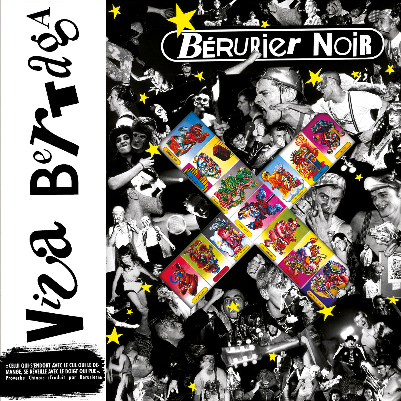 Bérurier Noir "Viva Bertaga" double vinyle édition (pochette)