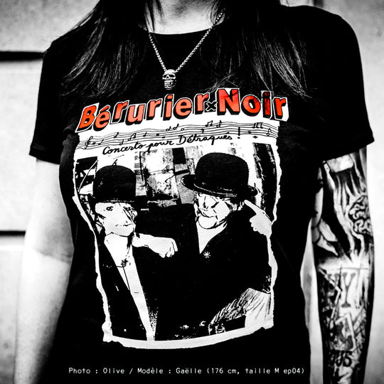 T-shirt Bérurier Noir "Concerto pour détraqués" 100% coton bio et équitable