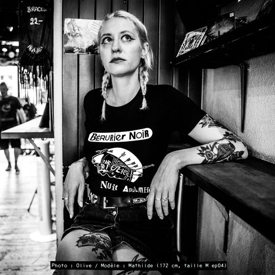 T-shirt Bérurier Noir "Nuit Apache" 100% coton bio et équitable