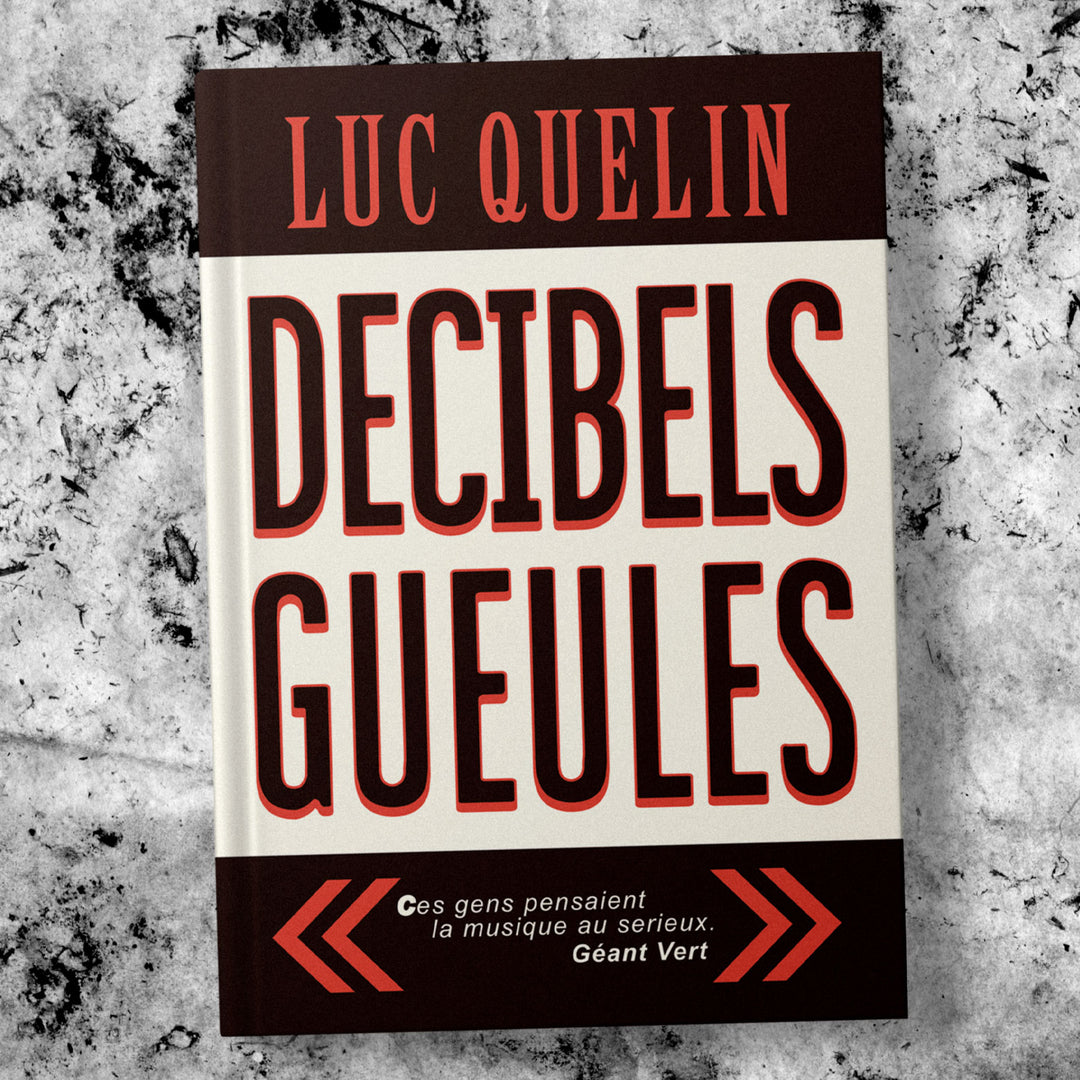 Decibels Gueules, recueil photo de Luc Quelin, sur la scène rock des années 80-90