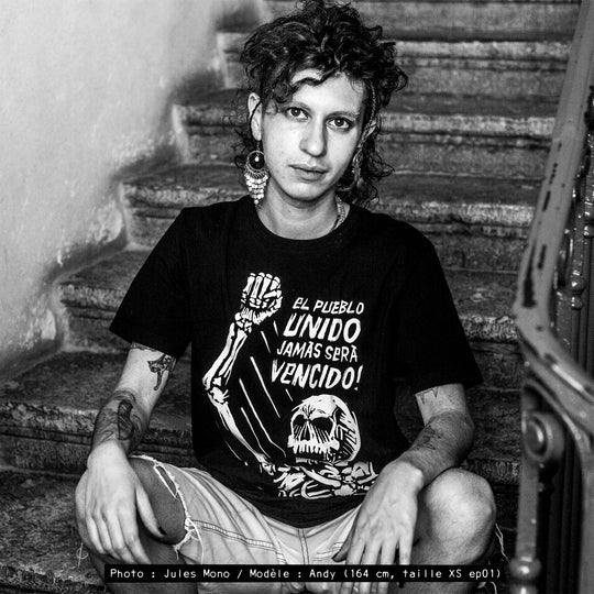 Tshirt EL PUEBLO UNIDO, 100% coton bio et équitable