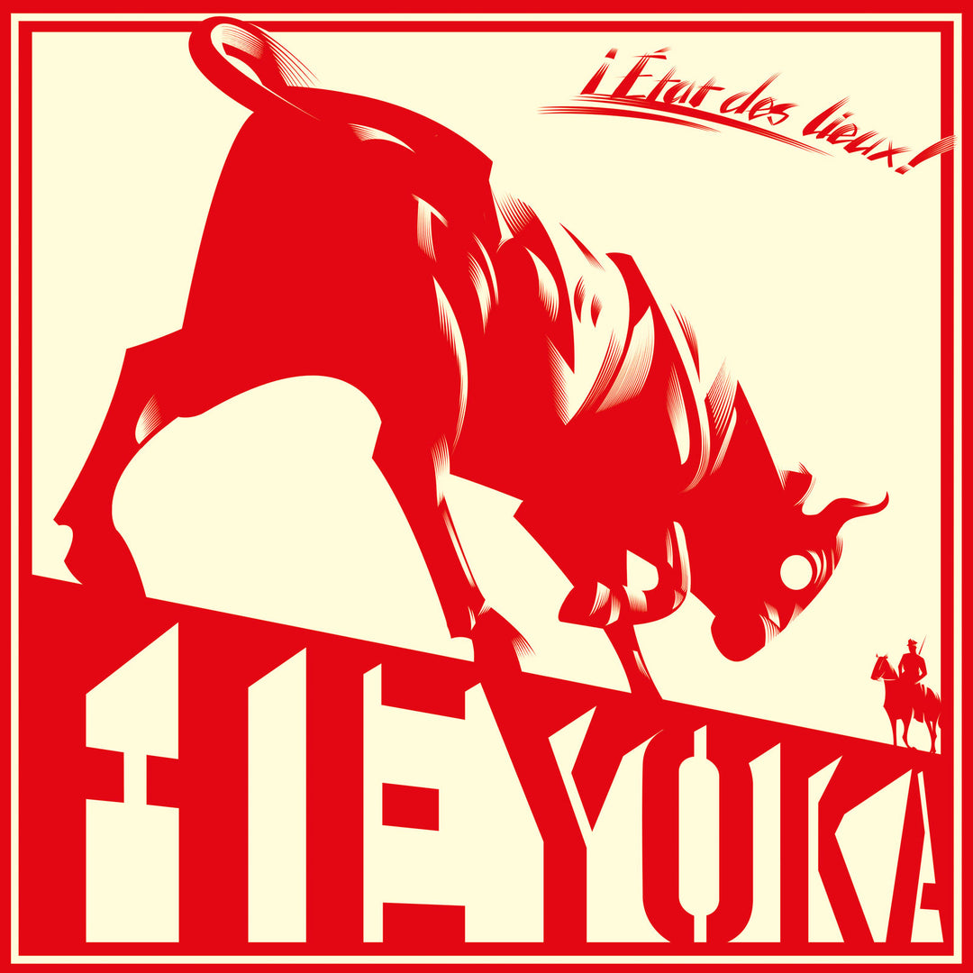 HEYOKA, "état des lieux !" vinyle noir avec pochette imprimée (textes et illustrations), réédition 2023