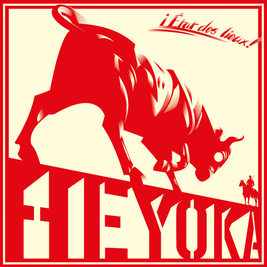 HEYOKA, "état des lieux !" vinyle noir avec pochette imprimée (textes et illustrations), réédition 2023
