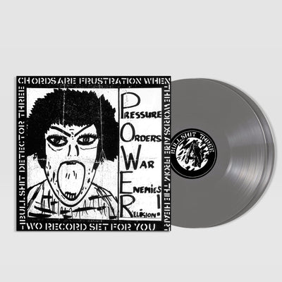 Compilation "Bullshit detector volume 3" en double vinyle gris (CRASS Records)