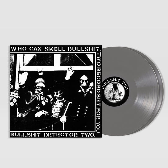 Compilation "Bullshit detector volume 2" en double vinyle gris (CRASS Records)