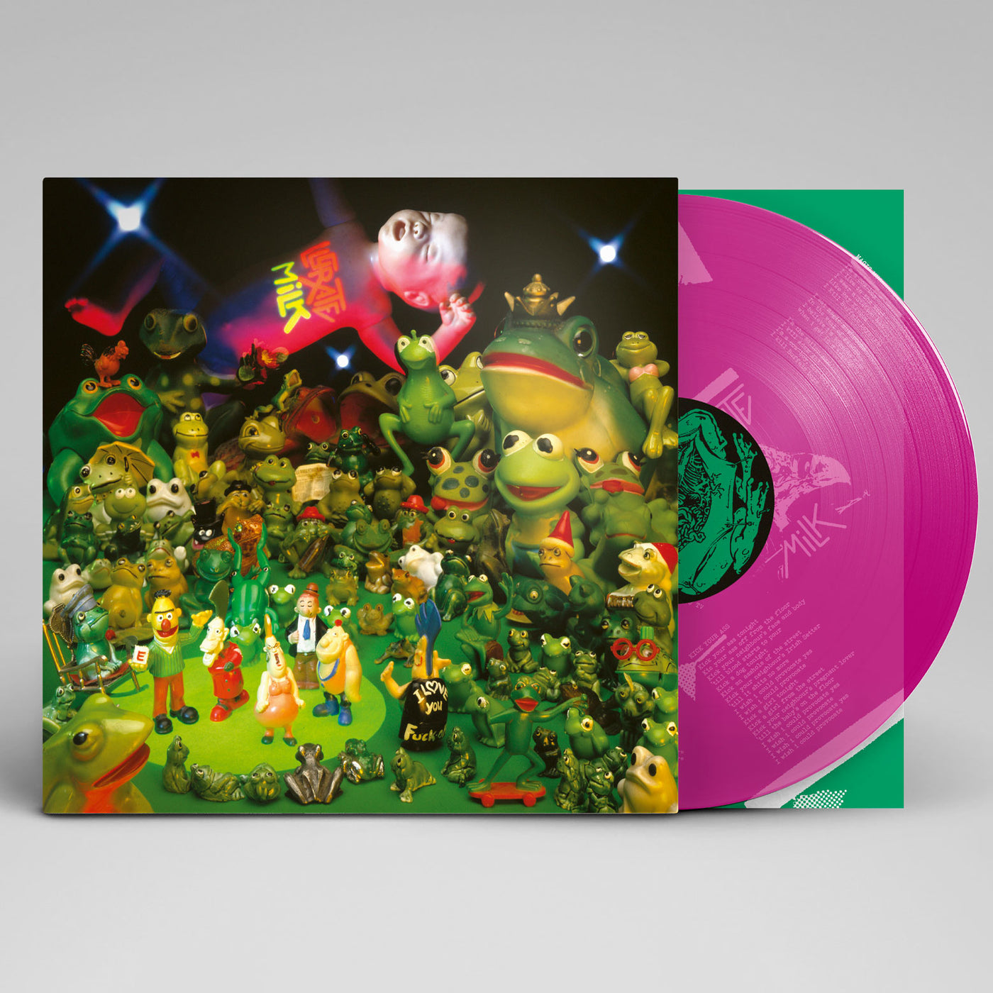 Lucrate Milk "I love you f*&# off", vinyle couleur