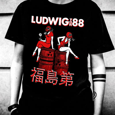 T-shirt LUDWIG VON 88, motif "nous les filles de Fukushima", 100% coton bio et équitable