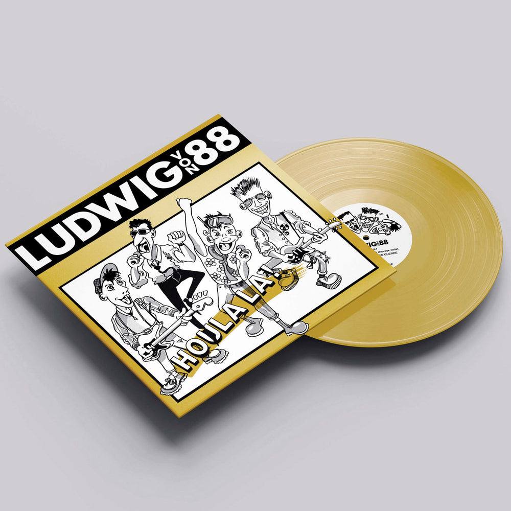 Ludwig Von 88 "Houlala" édition 40ème anniversaire, vinyle et pochette dorés