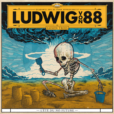 Ludwig Von 88, "L'été du no future", vinyle couleur, sous pochette avec textes et illustrations