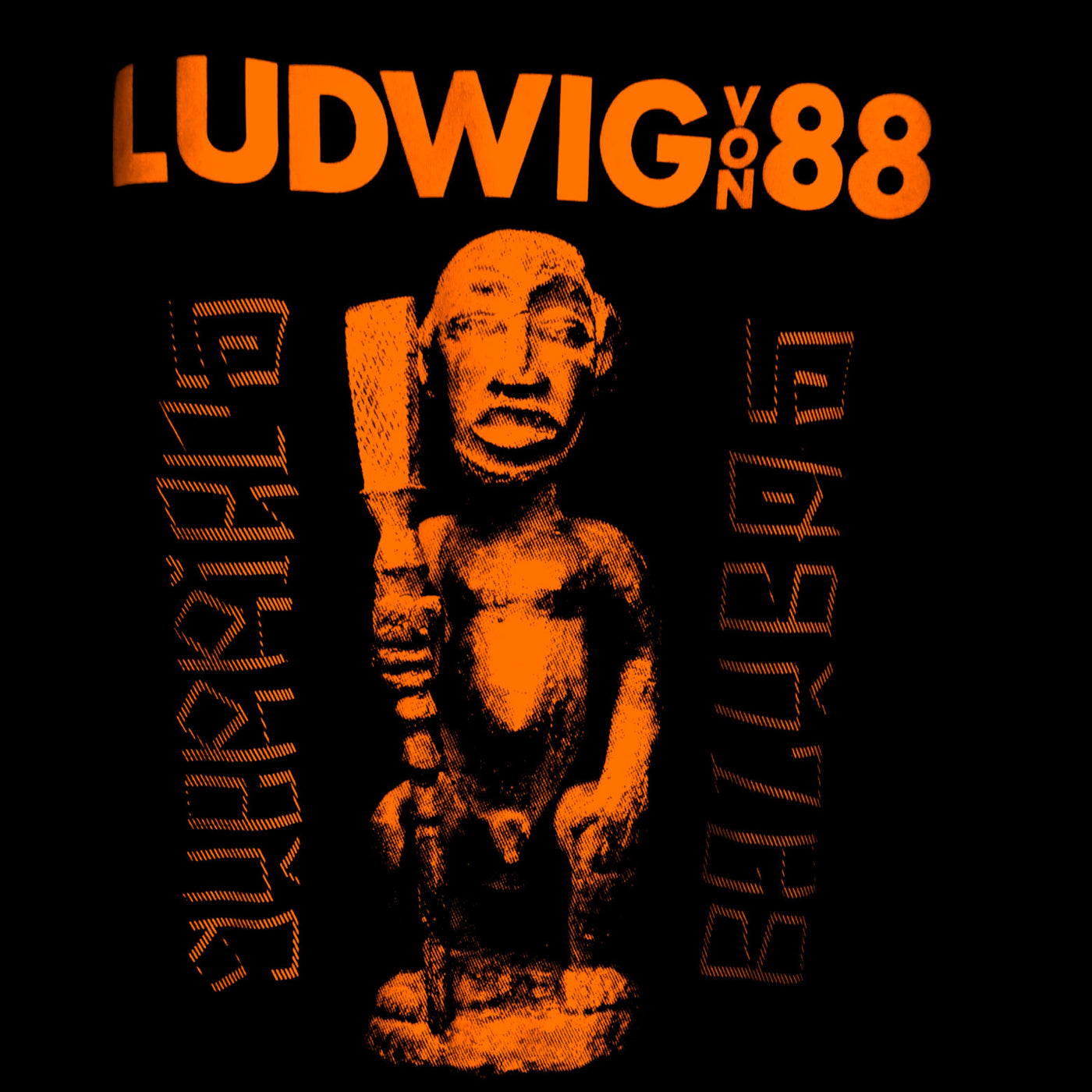 Tee shirt sérigraphié Ludwig Von 88 guerriers Balubas 1987