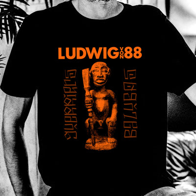 T-shirt du groupe punk Ludwig Von 88, "Guerriers Balubas" (1987)