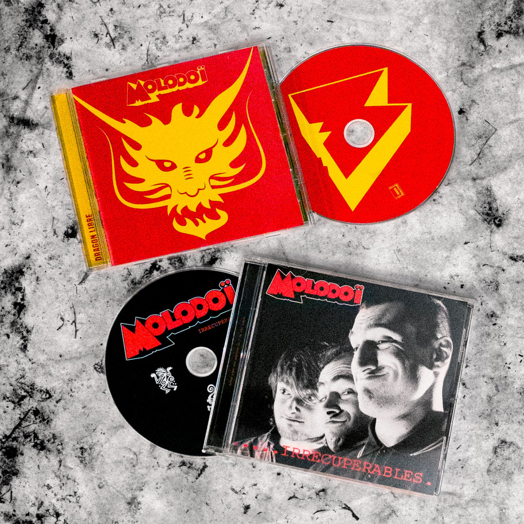 MOLODOI pack 2 CD "Irrecuperables (+ En avant !!!)" & "Dragon Livre"
