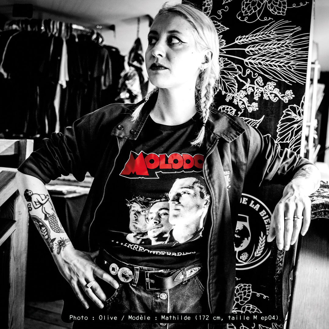 T-shirt MOLODOÏ "irrécupérables", 100% coton bio et équitable
