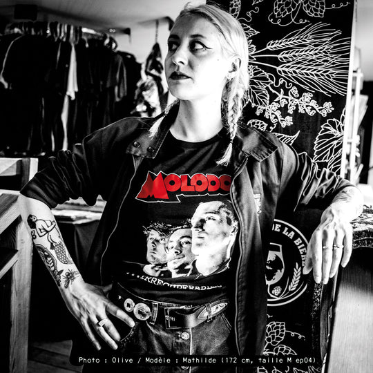 T-shirt MOLODOÏ "irrécupérables", 100% coton bio et équitable