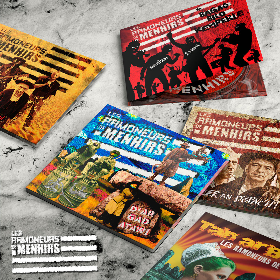 RAMONEURS DE MENHIRS, pack 5 CD