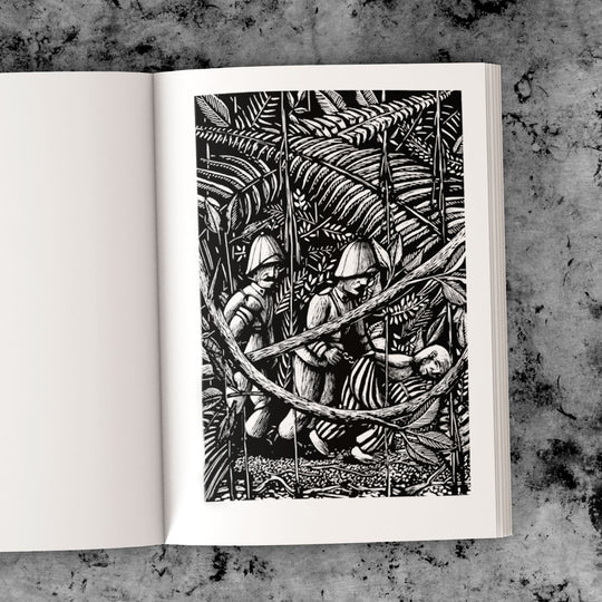 gravure tirée du beau livre de ROLAND CROS "L'incorrigible", itinéraire d'un bagnard ordinaire