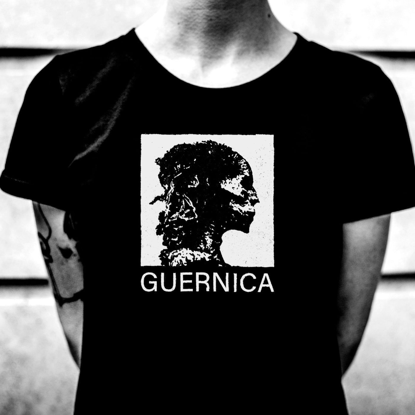 T-shirt du groupe punk GUERNICA, 100% coton bio équitable