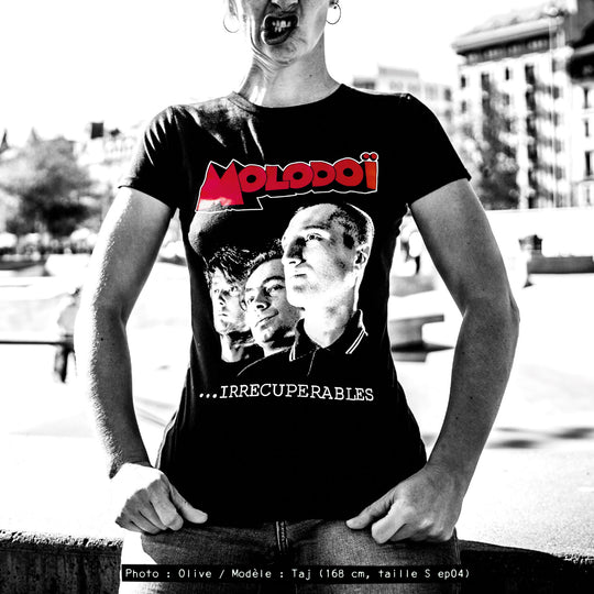 T-shirt MOLODOÏ "irrécupérables", 100% coton bio et équitable