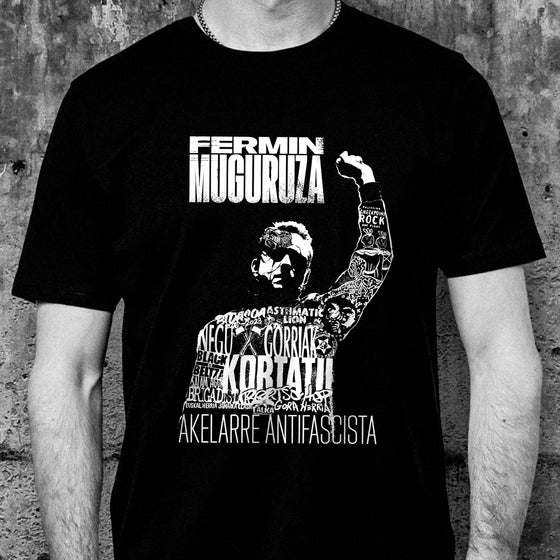 Tshirt Fermin Muguruza - Akelarre Antifascista