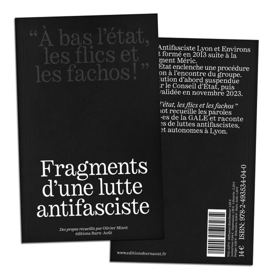 À bas l'état, les flics et les fachos !