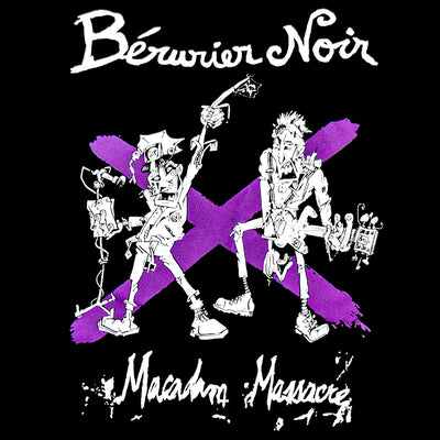 Tshirt Bérurier Noir - Macadam Massacre (noir/violet)