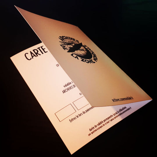 Bon cadeau - Archives de la Zone Mondiale