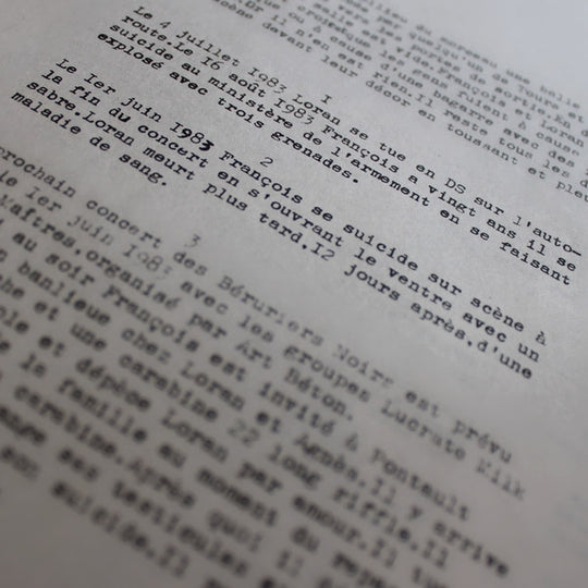 Bérurier, Dossier Noir - Archives de la Zone Mondiale